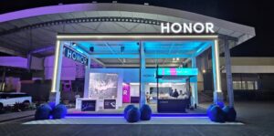 Picnic había un stand de la marca de teléfonos celulares HONOR 